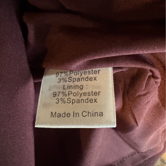 Tuckernuck Merlot And Sky Blue Long Sleeve Griffiths Dress - Picture 9 of 10